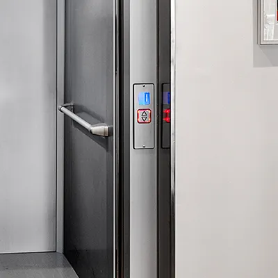 Push button call box