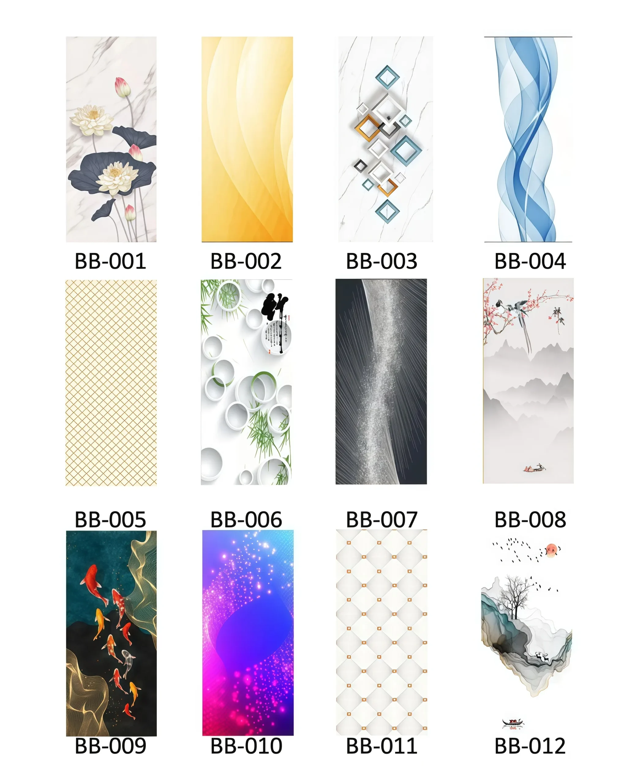 Light Backboard BB-001~012