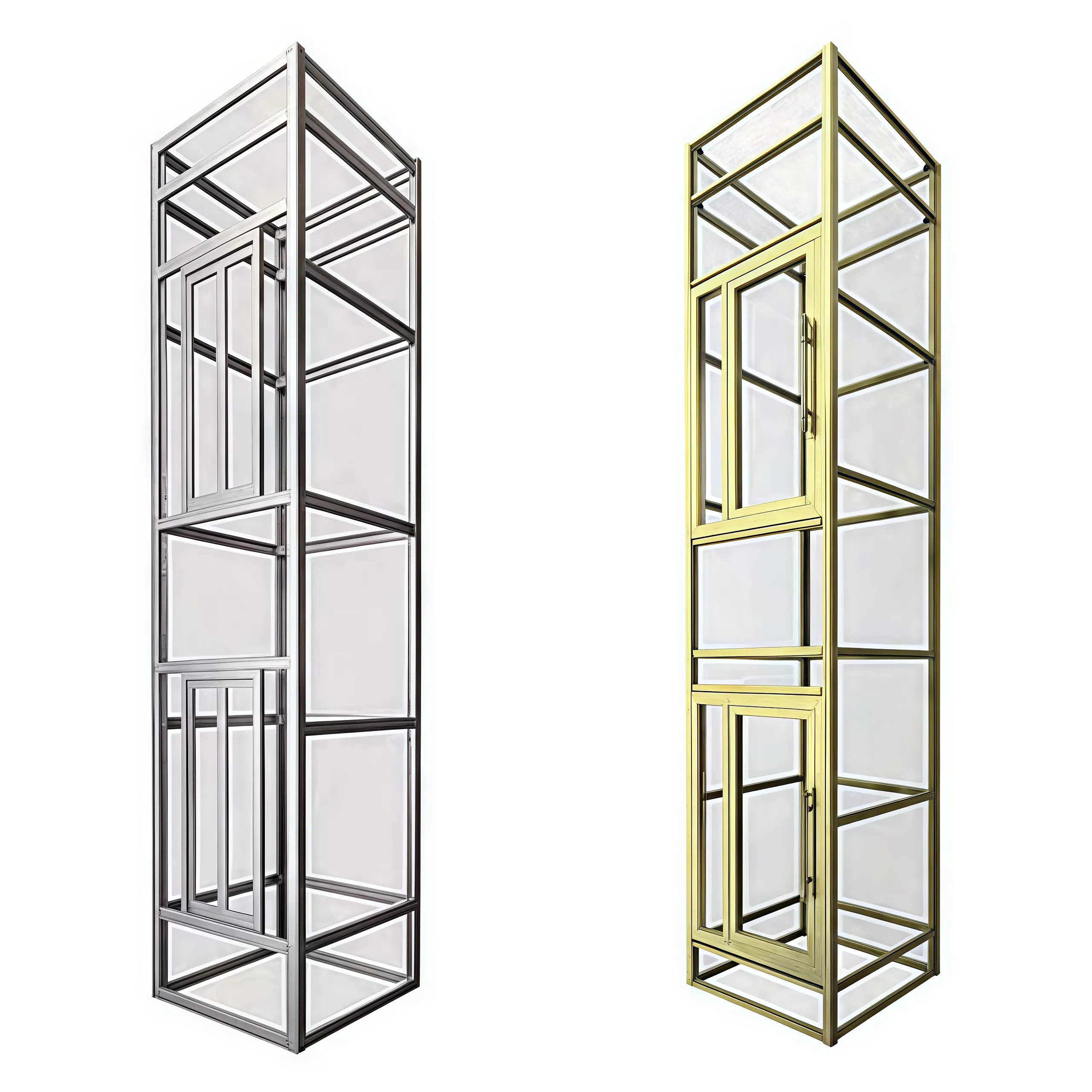 Traction Gantry Frame Type Home Villa Elevator