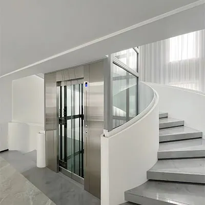 Traction Gantry Frame Type Home Villa Elevator